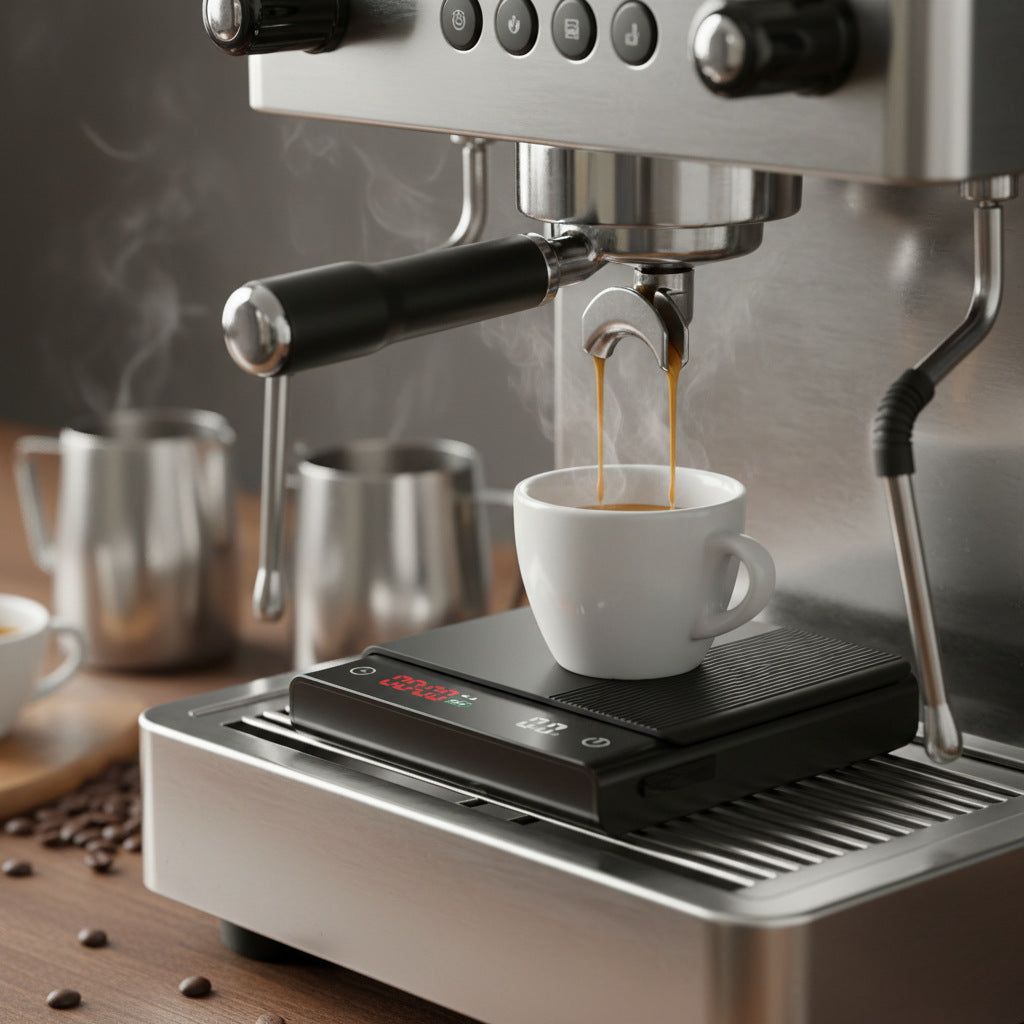 Compact Digital Coffee Scale with Timer