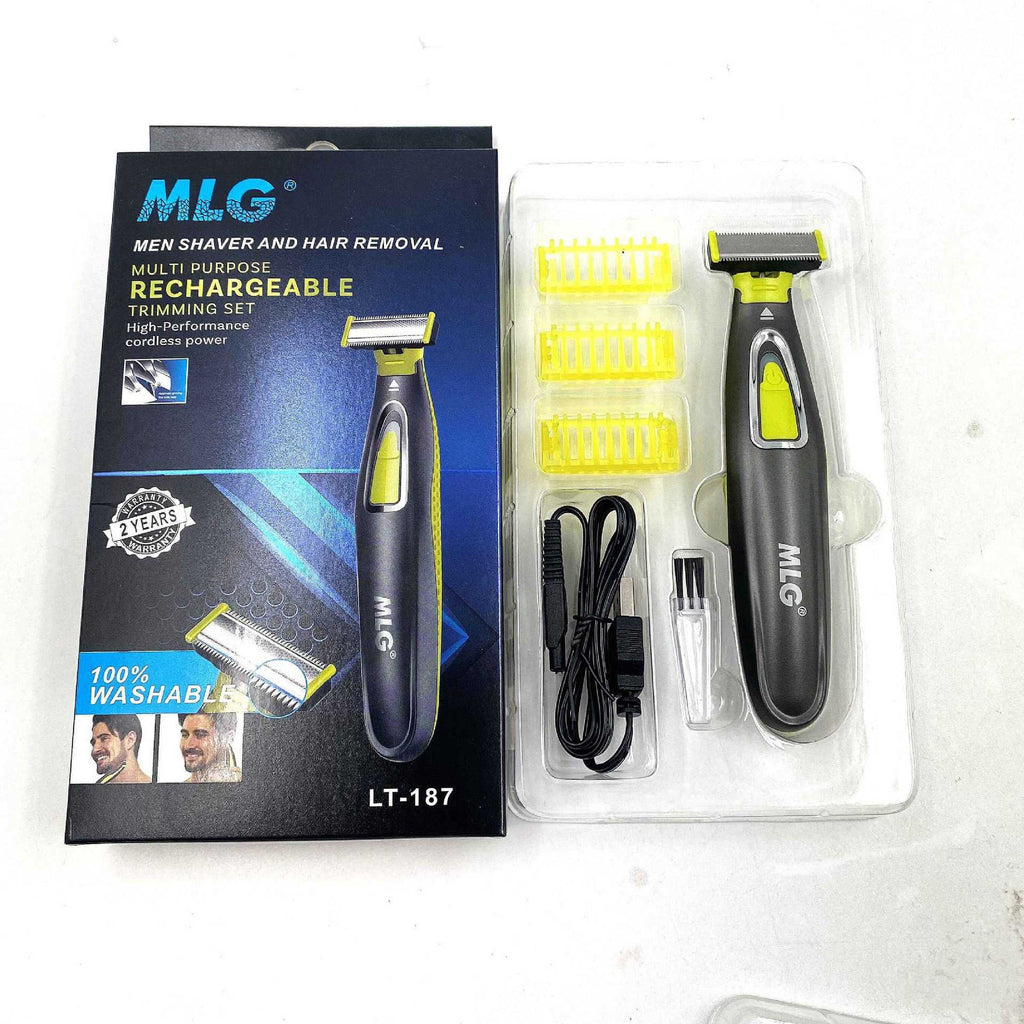 Double-edge toothbrush hair trimmer