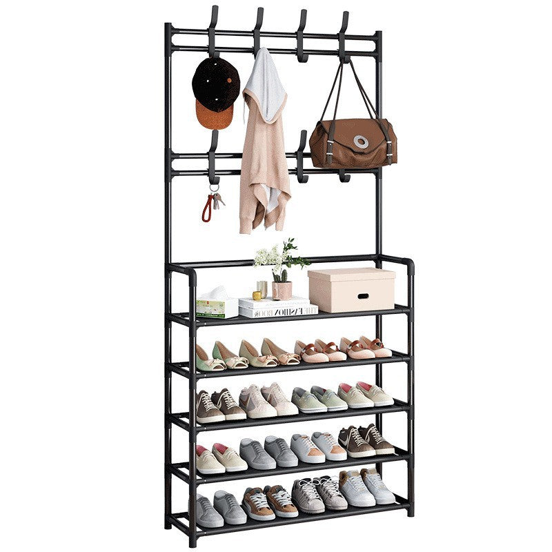 Multi-Layer Space-Saving Metal Shoe Rack Storage Organizer Shelf