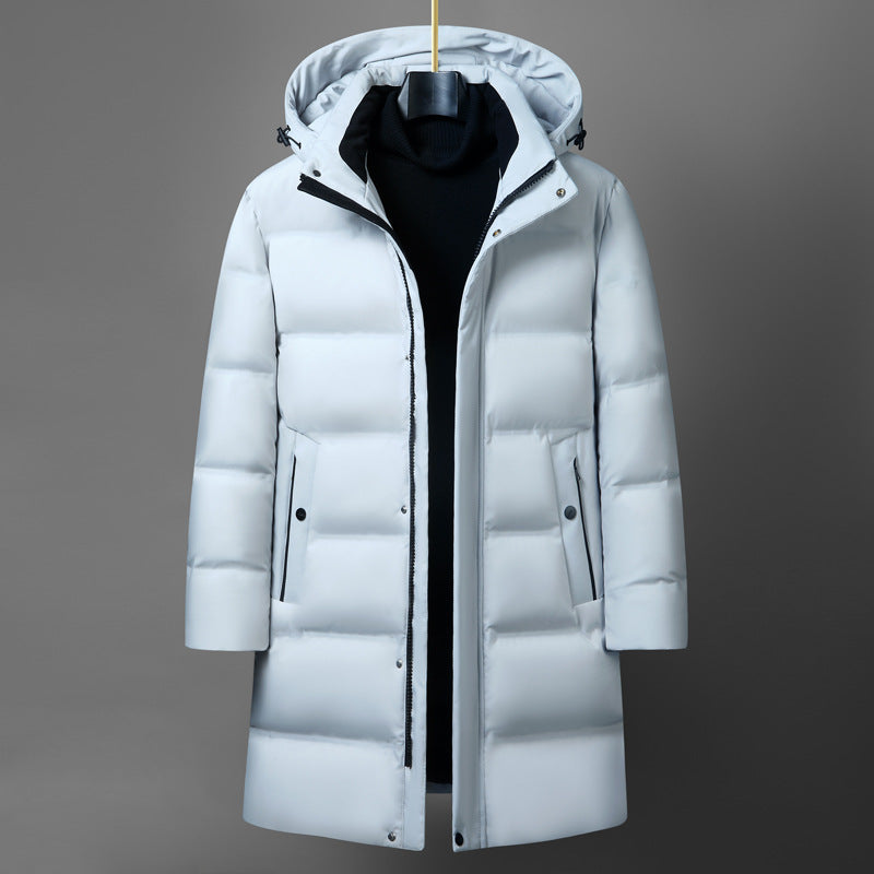 Men's Anti-Velvet Lined Hat Craft Down Jacket teemdrop