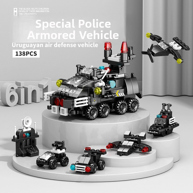Educational Military Space Building Blocks
