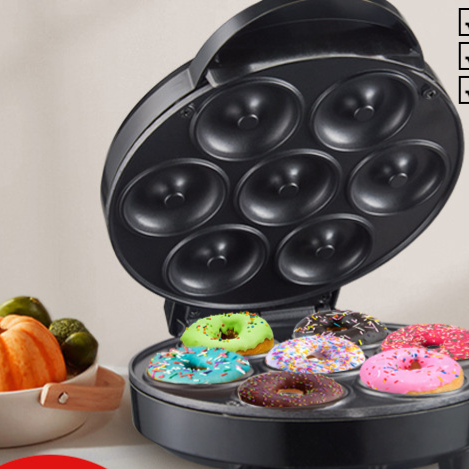 7-Hole Mini Donut Maker Machine teemdrop