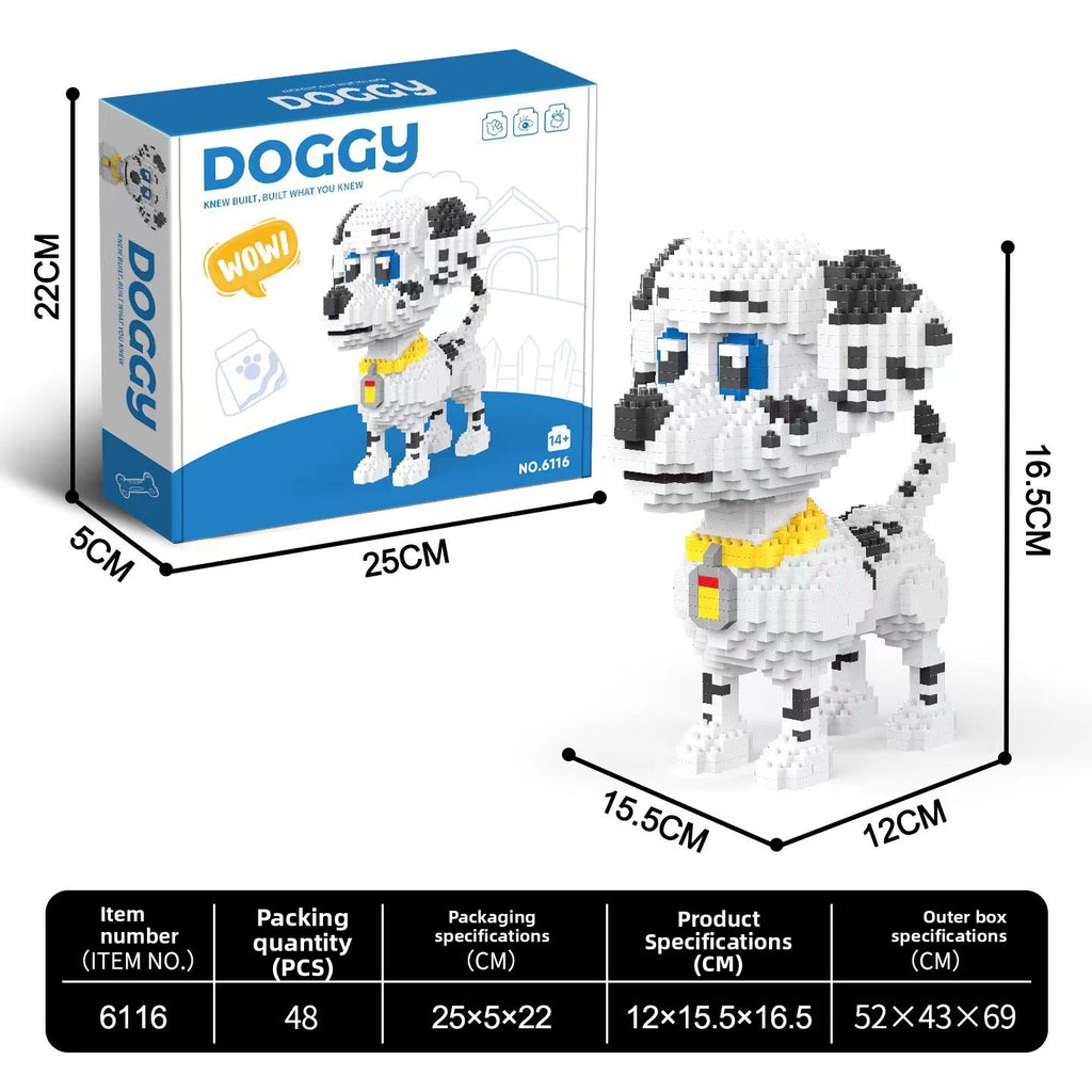Dog Breed Building Block teemdrop