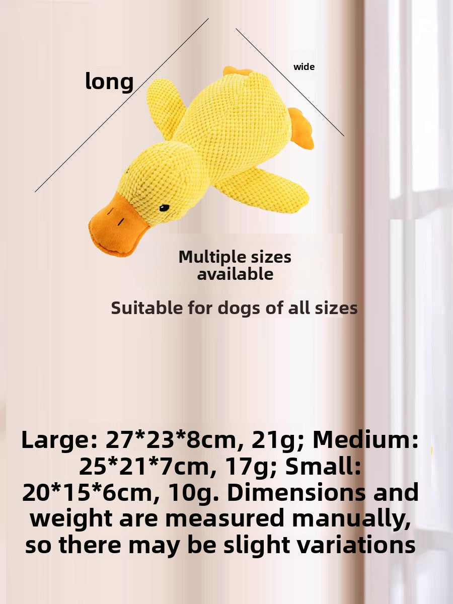 Plush Duck Pet Toy with Sound