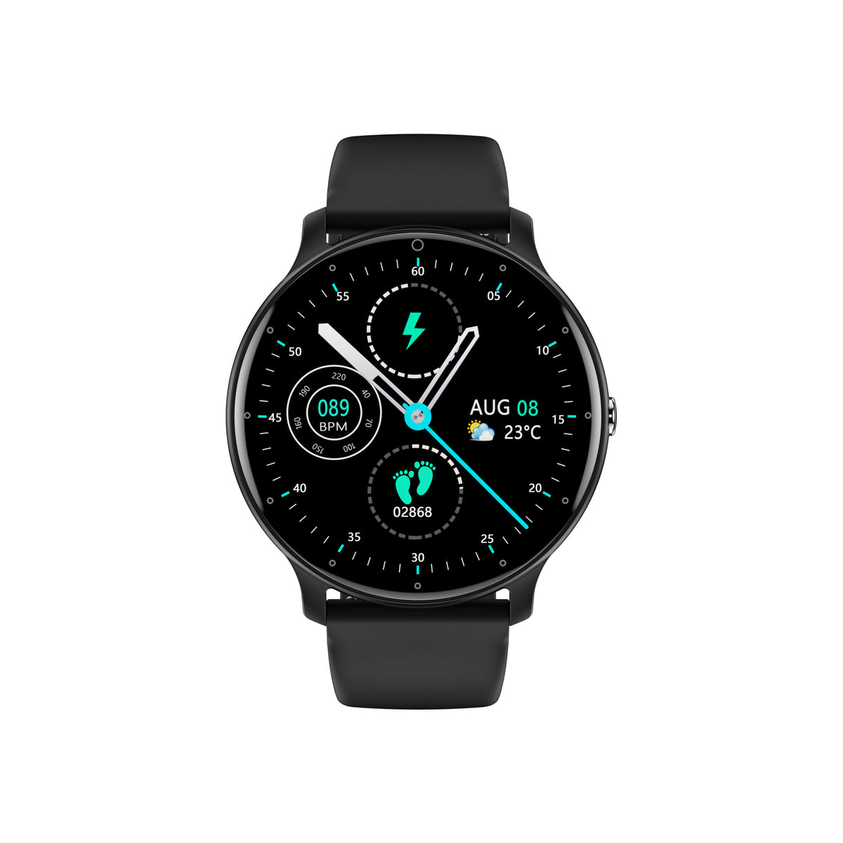Smartwatch with Bluetooth Calling, Health and Fitness Tracker with Heart Rate and Sleep Monitor, IP67 Waterproof teemdrop