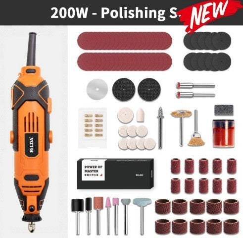 Electric Grinder Variable Speed Handheld Rotary Tool Kit