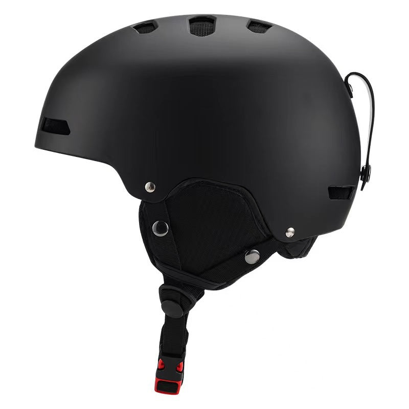 Outdoor men's and women's winter helmets for warmth