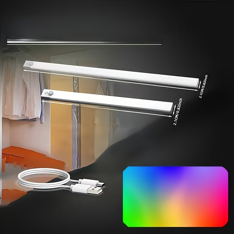 Magnetic strip wireless night light