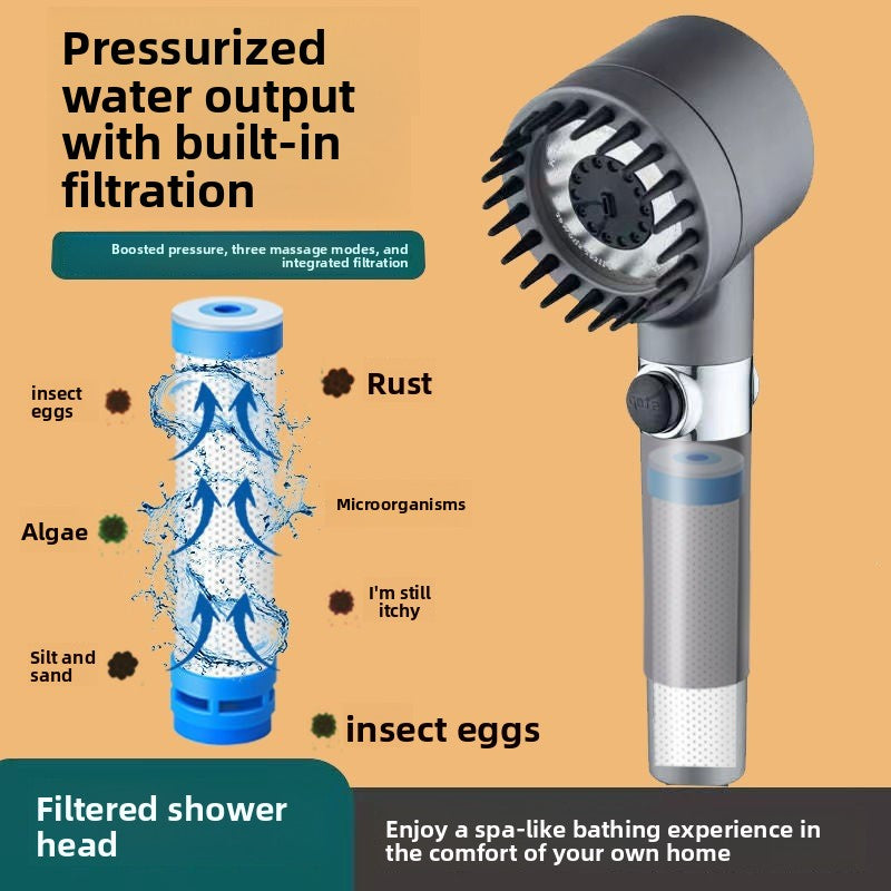 Pressurized Round Shower Head
