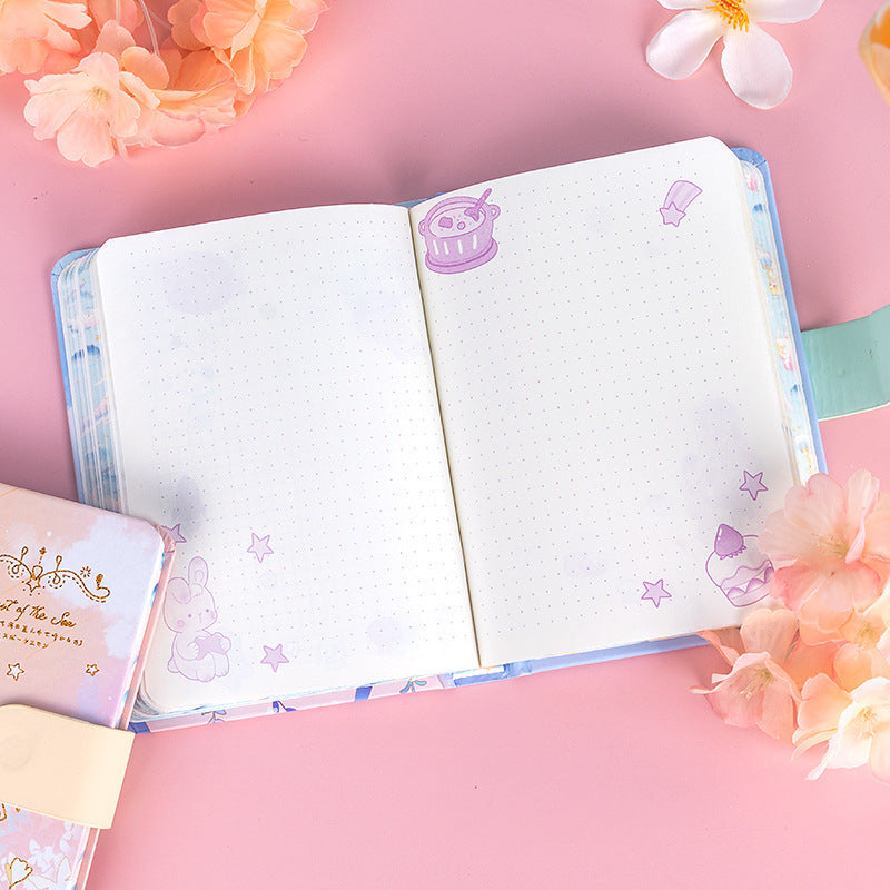 Cute Gilded Page Notebook Journal
