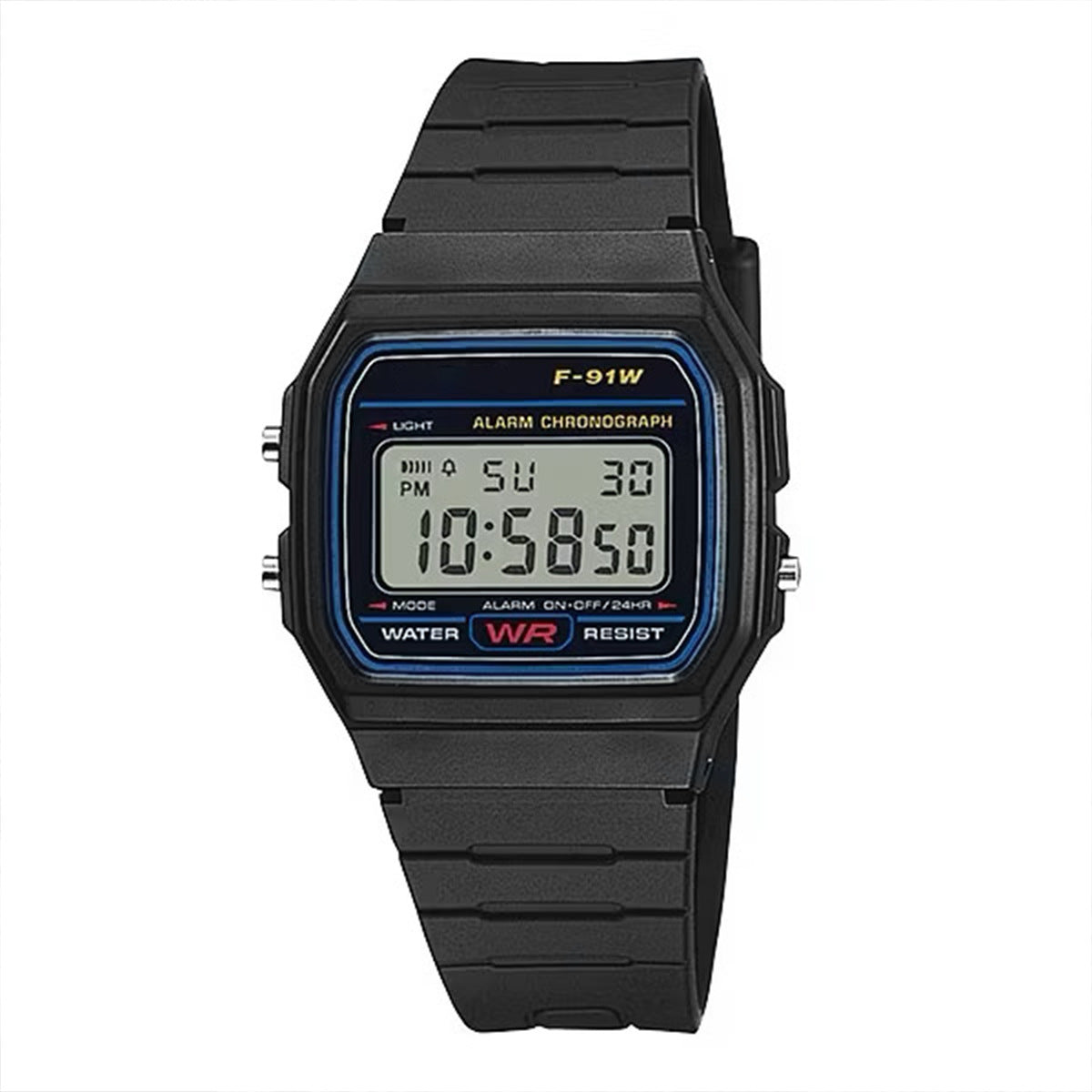 Plastic Luminous Alarm Clock Digital Watch