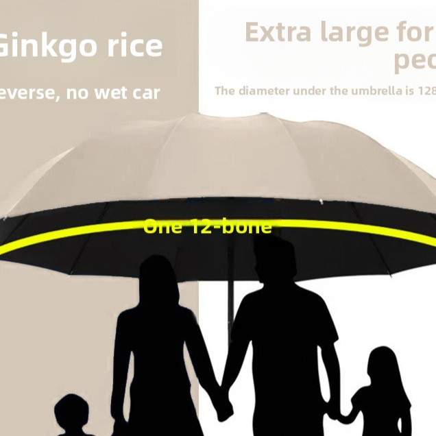 Automatic Folding Umbrella with Sun Rain Protection