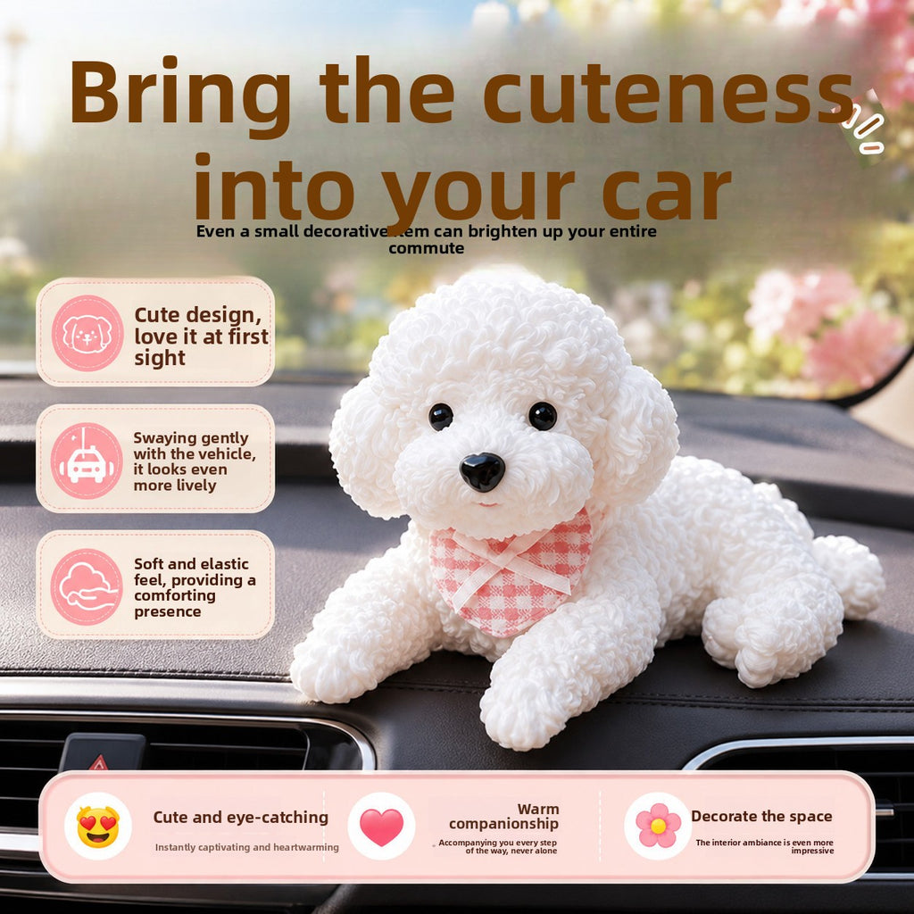Cartoon Teddy Bear Silicone Anti-Slip Dashboard Ornament teemdrop