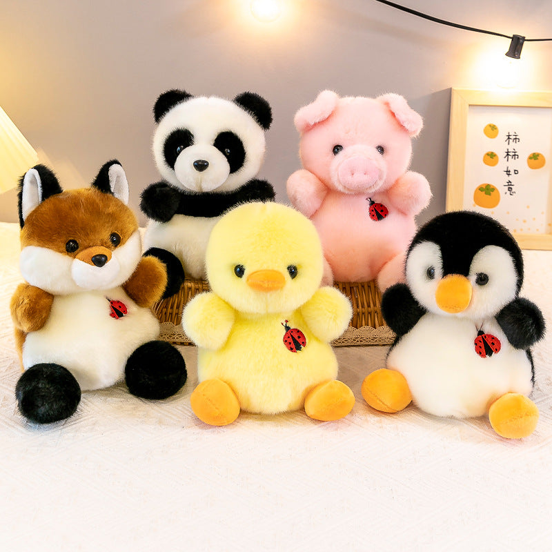 Super Soft Short Plush Animal Doll, 20cm Stuffed Toy, Soothing PP Cotton Plushie for Kids