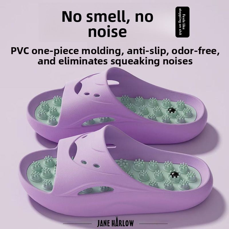 Women's Magnet Massage Anti-Slip Hollow PVC Slippers teemdrop