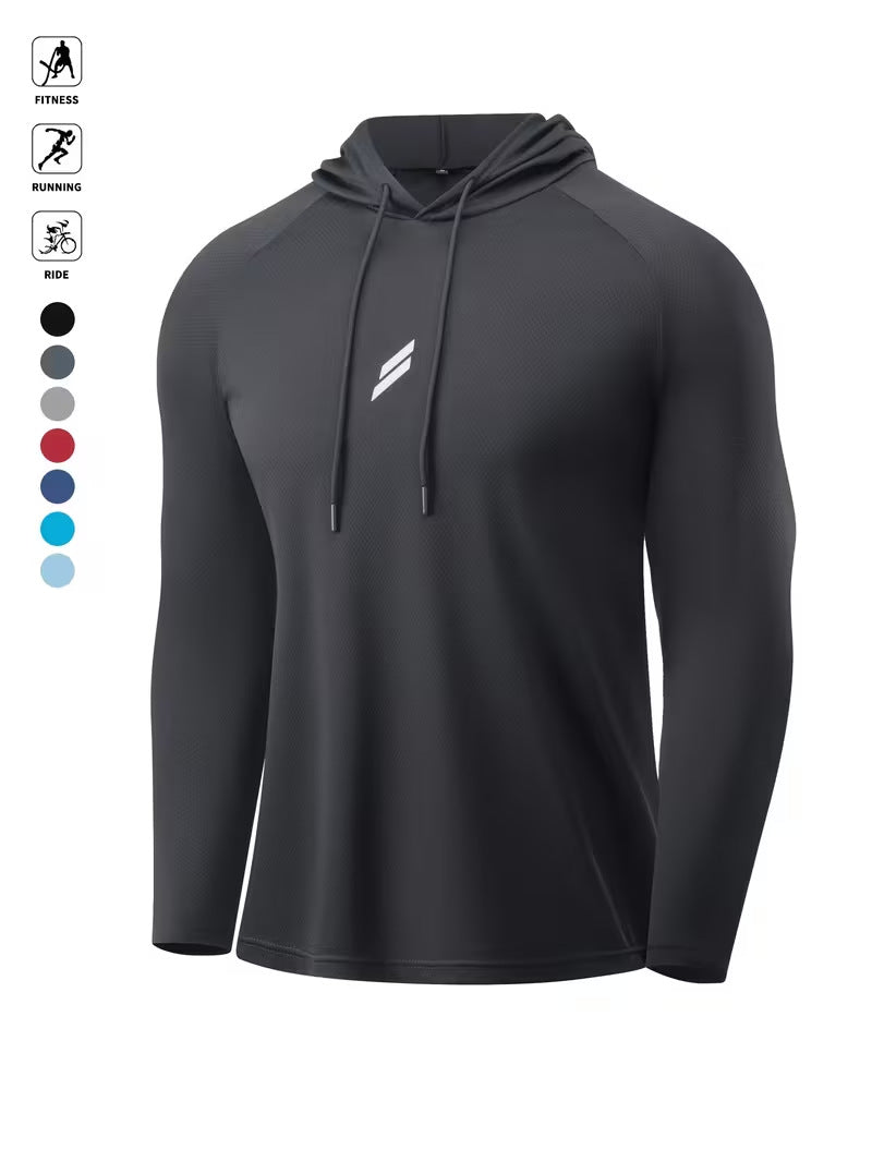 Men's UV-protective quick-drying fishing sun protection jacket