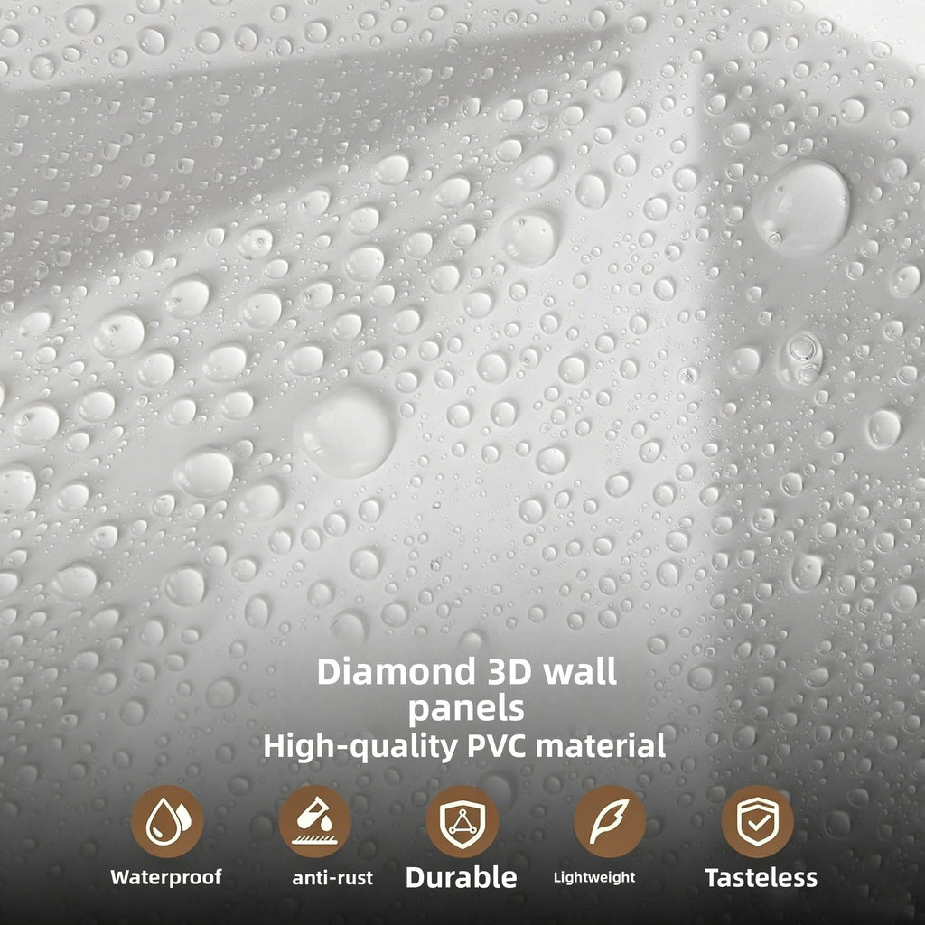 3D Textured PVC Wall Panel