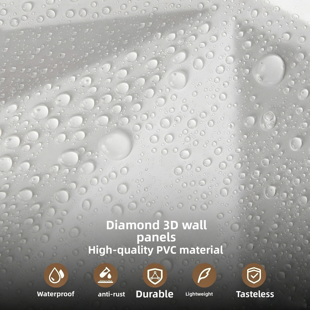 3D Textured PVC Wall Panel