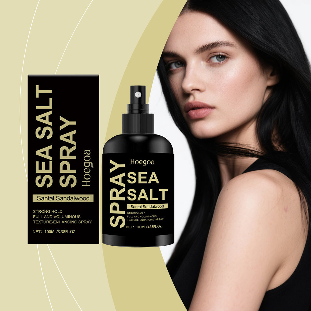 Hoegoa Sea Salt Hair Styling Spray High Skull Top Curly Hair Texture Fluffy Volume Spray 100ml teemdrop