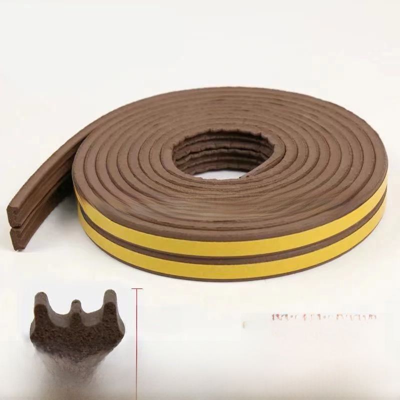 EPDM Foam Rubber Self-Adhesive Sealing Strip for Doors and Windows 6m Roll teemdrop