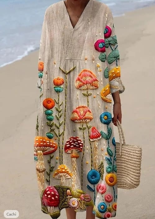 Long-Sleeve Dress teemdrop