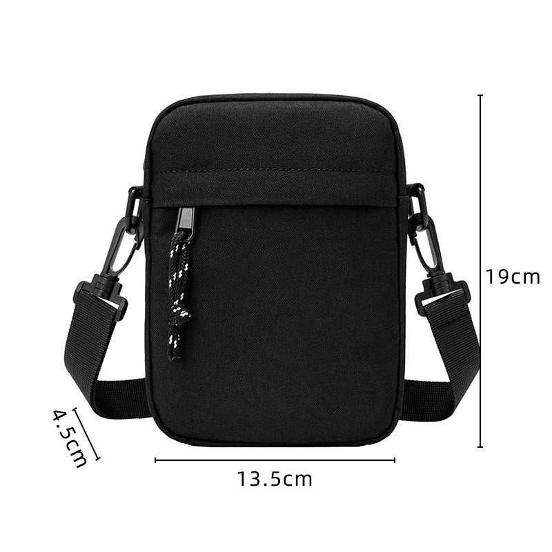 Waterproof Oxford Cloth Men's Crossbody Shoulder Bag Portable Mini Casual Purse