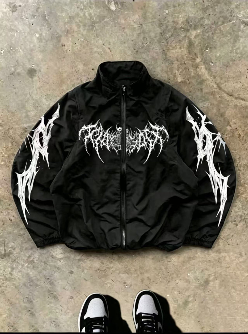 Gothic 3D Printed Hooded Sweatshirt