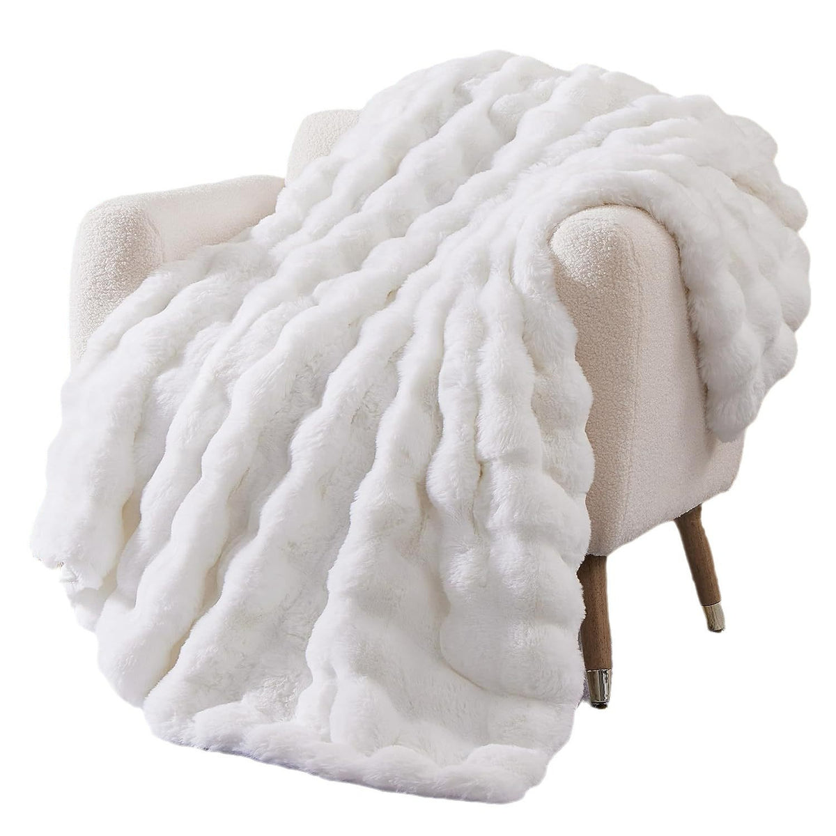 Rabbit blanket thick autumn and winter teemdrop