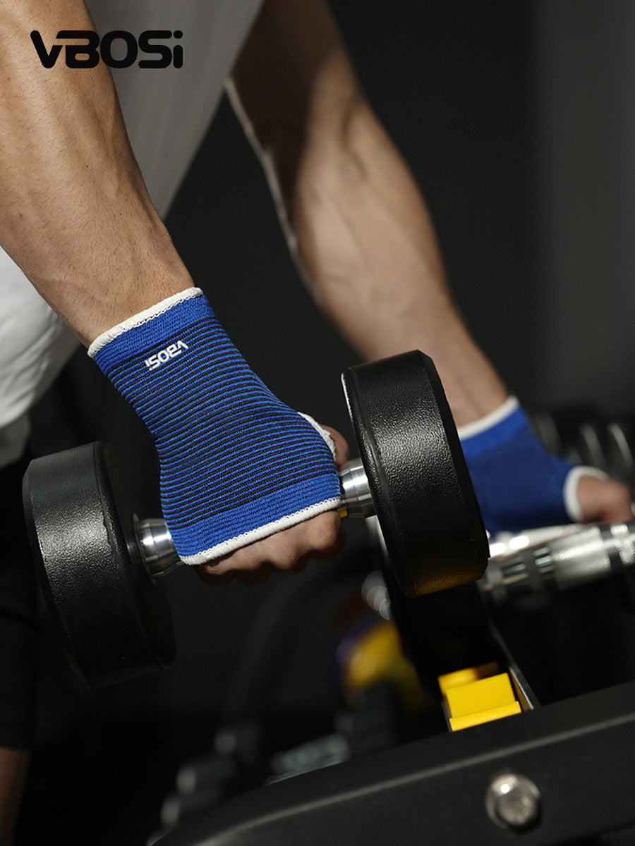 Breathable Knitted Sports Wrist Guards for Weightlifting and Outdoor Training