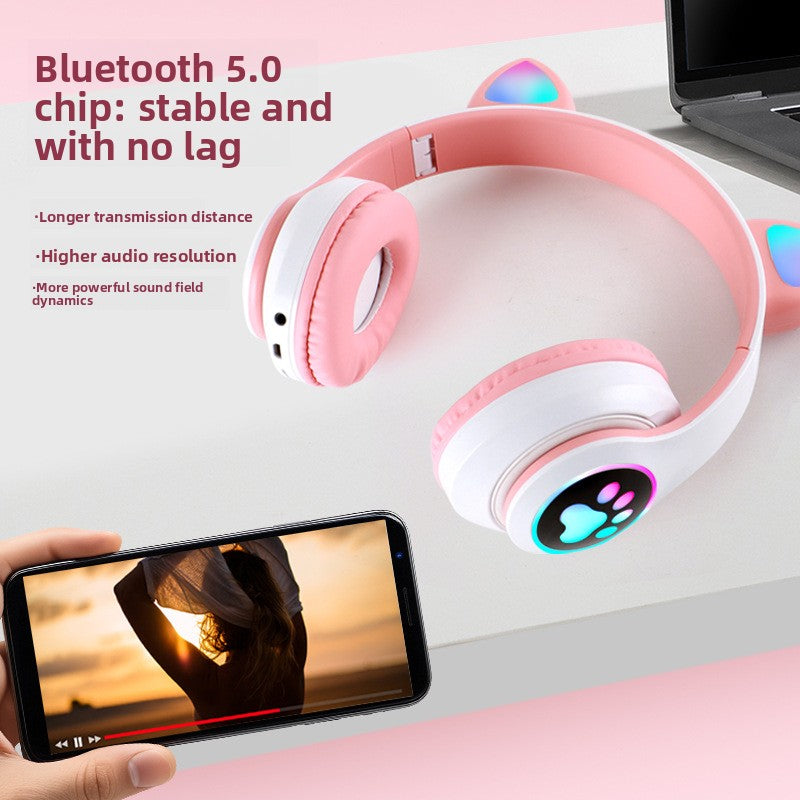 Glowing Cat Ear Headphones