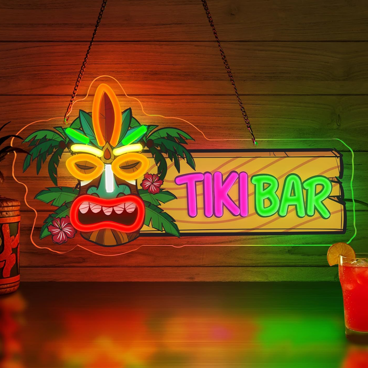 LED Neon Sign Wall Decor Acrylic Light teemdrop