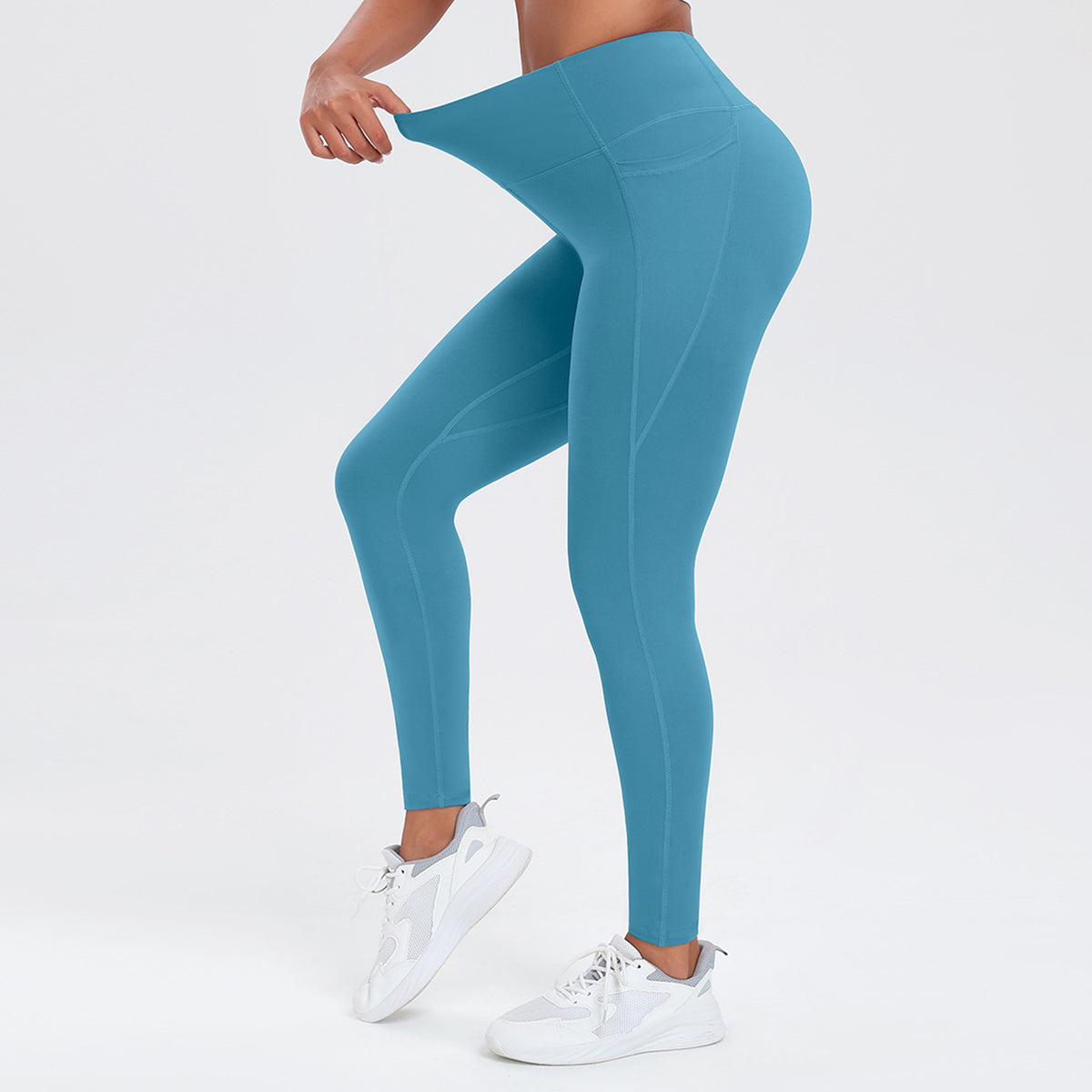 breathable high-waisted tummy-reducing sports fitness yoga pants teemdrop