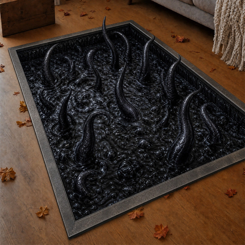 Halloween Crystal Velvet Decorative Carpet