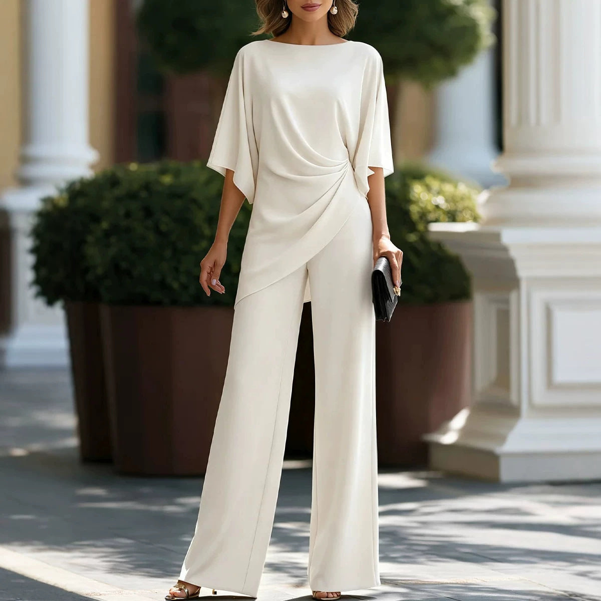 Loose Top Wide Leg Pants
