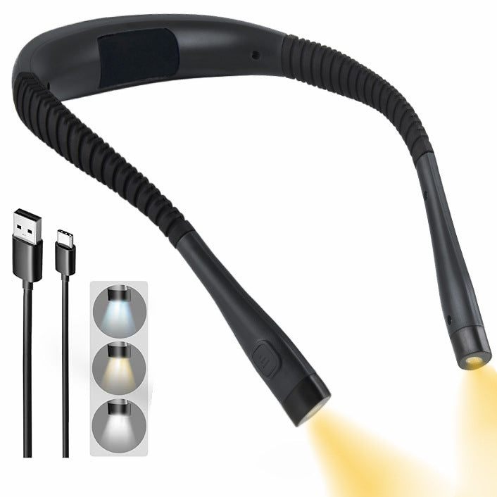 Rechargeable LED Neck Reading Light teemdrop
