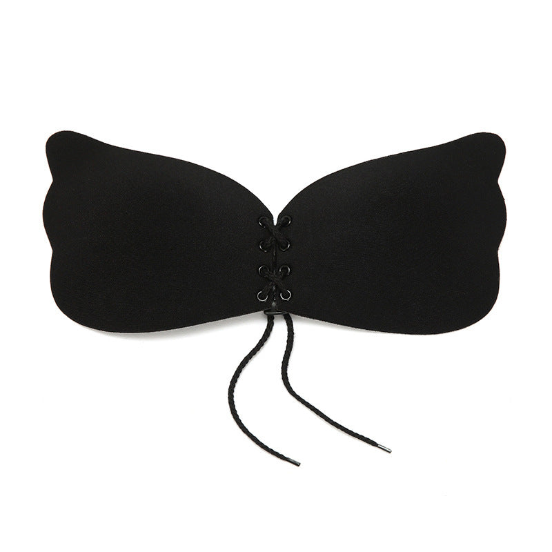 Silicone Drawstring Push-Up Wing Bra Invisible Self-Adhesive Breast Patch teemdrop