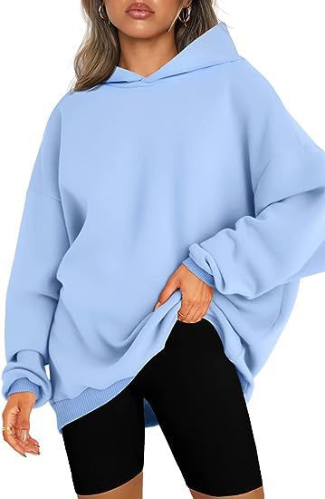Oversized Hooded Fleece Sweatshirt for Women