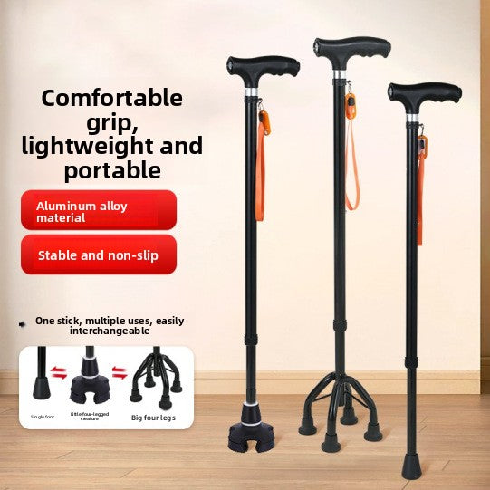 Anti-accident walking sticks for the elderly