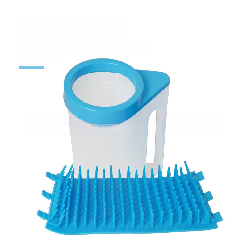 Portable Silicone Bristle Pet Paw Cleaner Cup for Dogs and Cats teemdrop