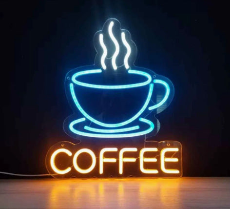 USB Powered LED Neon Light Bar Cafe Bar Home Party Wall Hanging Decorative Lamp teemdrop