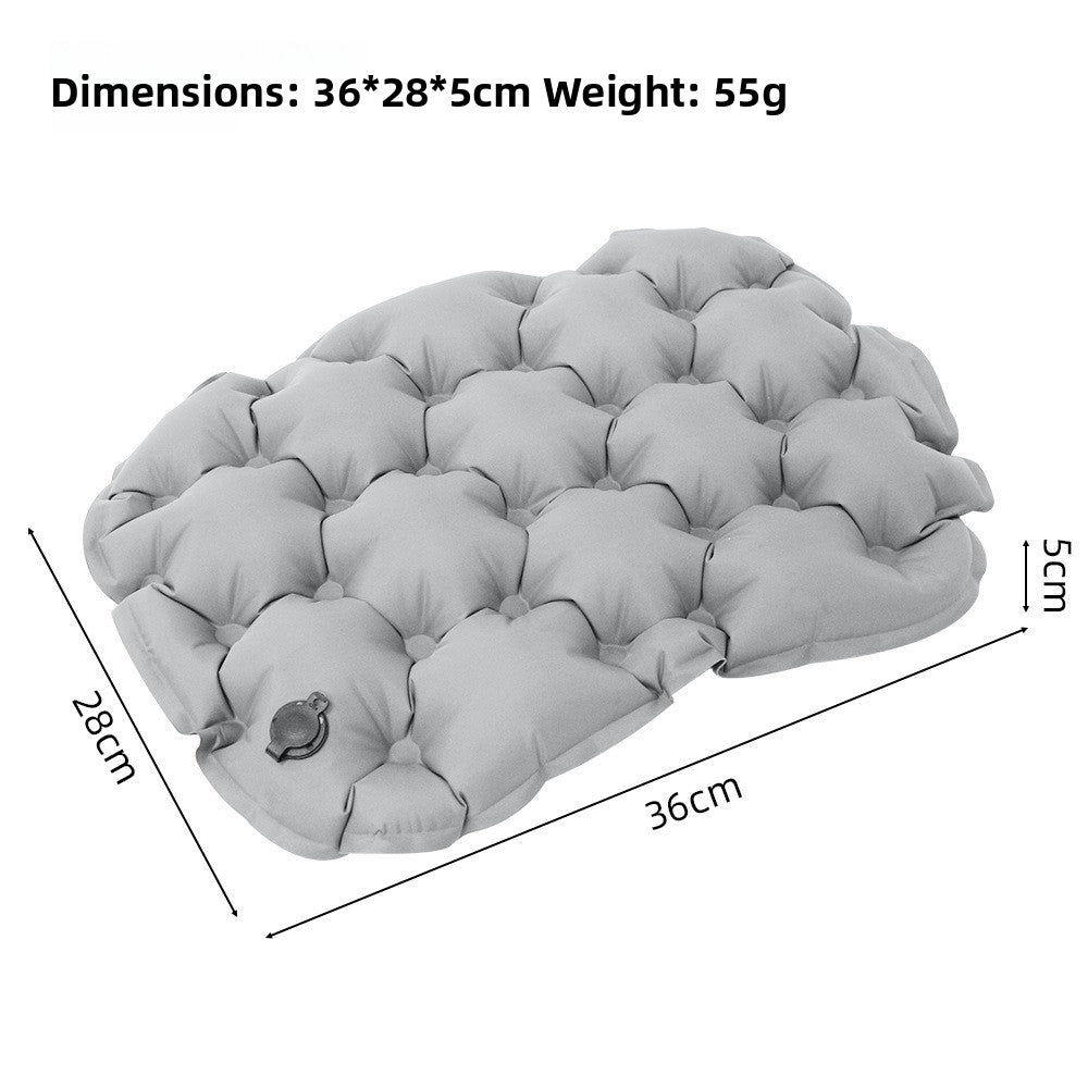Self-Inflating Cushion Foldable Ergonomic Seat Pad