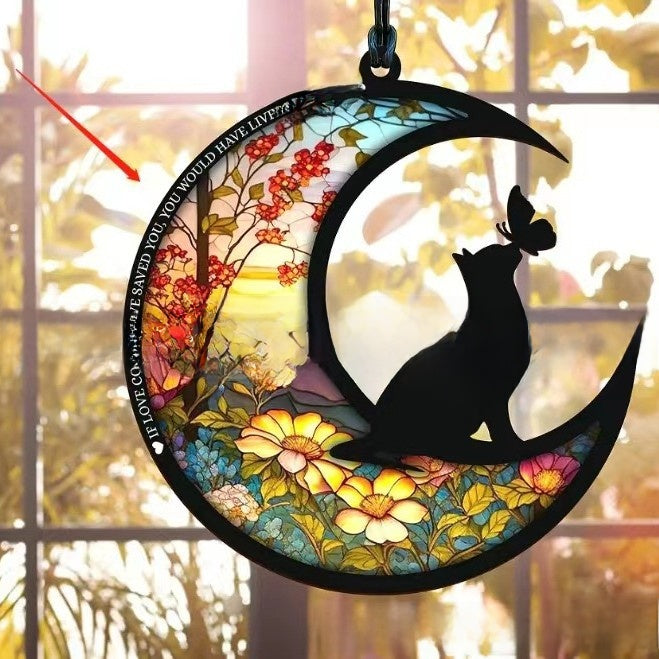 Dog Cat Window Hanging Ornament Personalized Gift