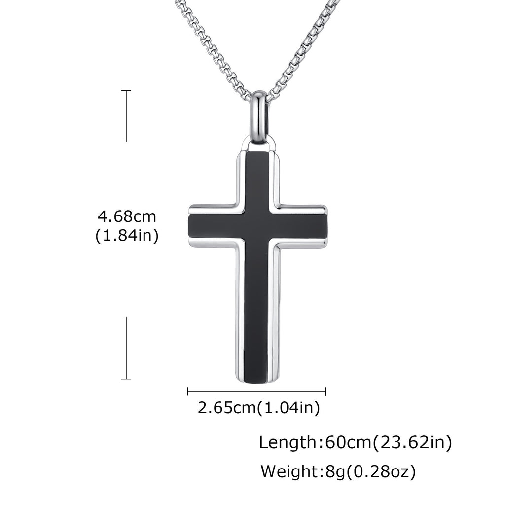 Men's necklace cross