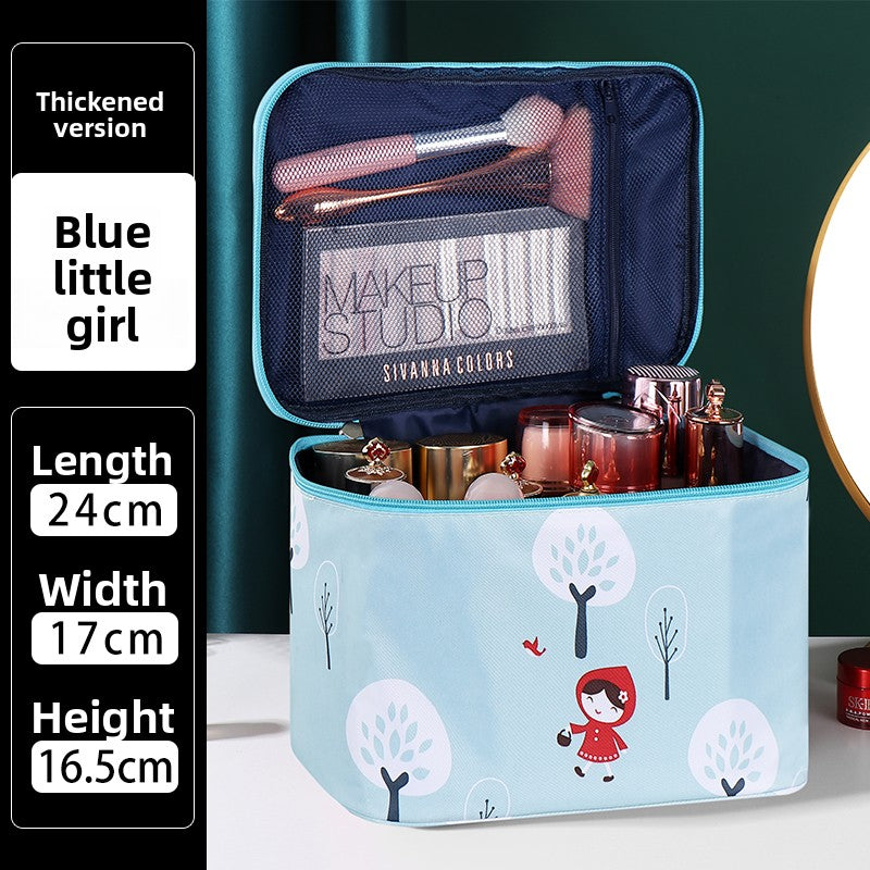 Newly Upgraded Extra Large Cosmetic Bag Portable 2021 New Skin Care Product Cosmetics Bag Travel Heightened Waterproof Cloth Bag for Women