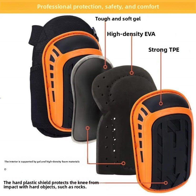 Thickened silicone protective knee pads