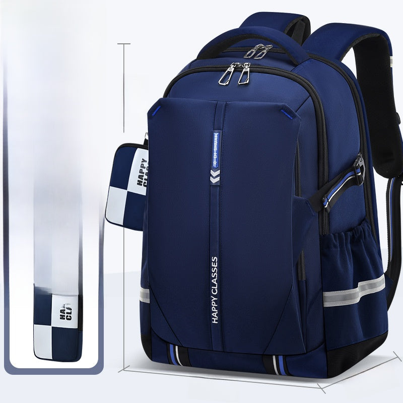 Spine-protecting school backpack for middle school students teemdrop