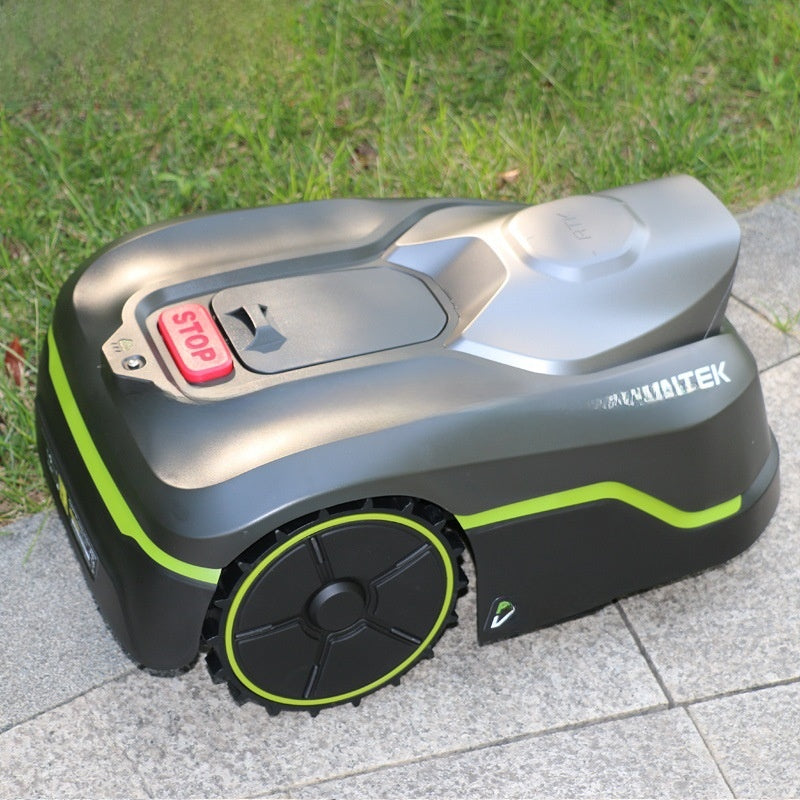 Autonomous Lawn Mowing Robot with Vision AI Navigation