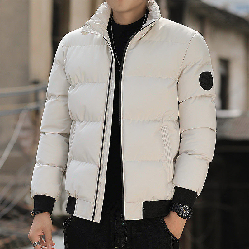 Men's Stand Collar Cotton Jacket teemdrop