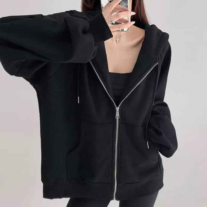 Womens Fleece Lined Hooded Jacket