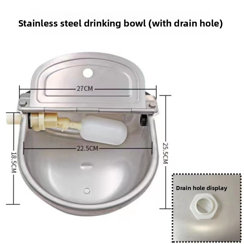 Automatic Livestock Drinking Water Bowl with Float Ball